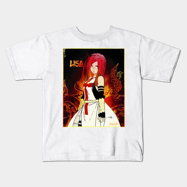 Lisa Kids T-Shirt by Dziurawiec